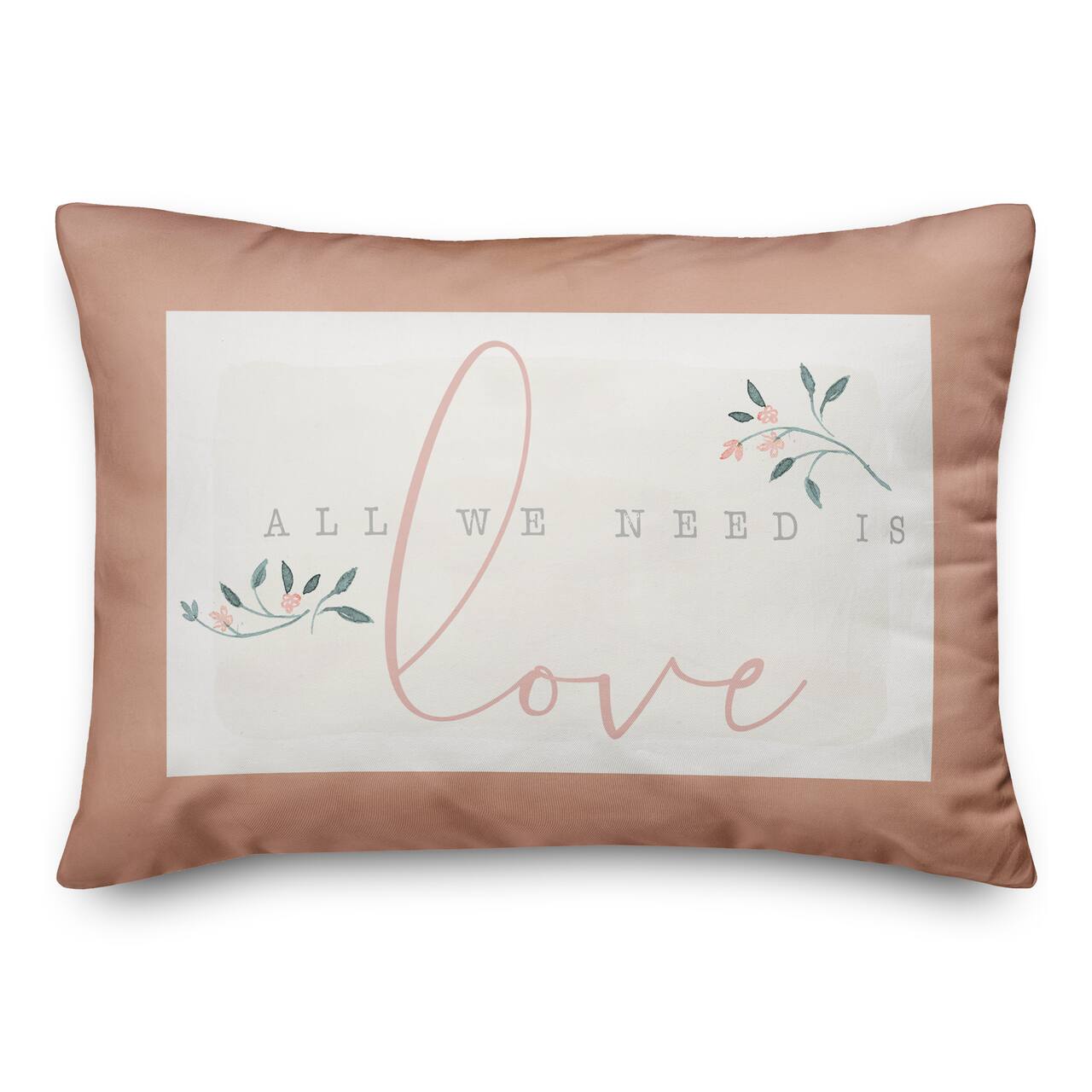 All We Need Is Love Throw Pillow